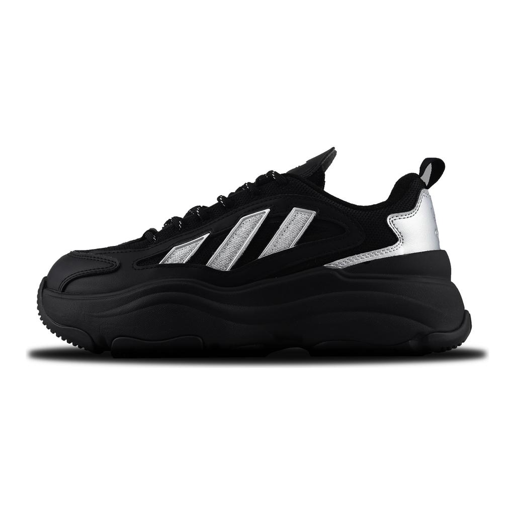 adidas Оригинальные OZGAIA Нескользящие износостойкие Низкие повседневные туфли Женские Черно-серебристые IG6045(Команда129-)