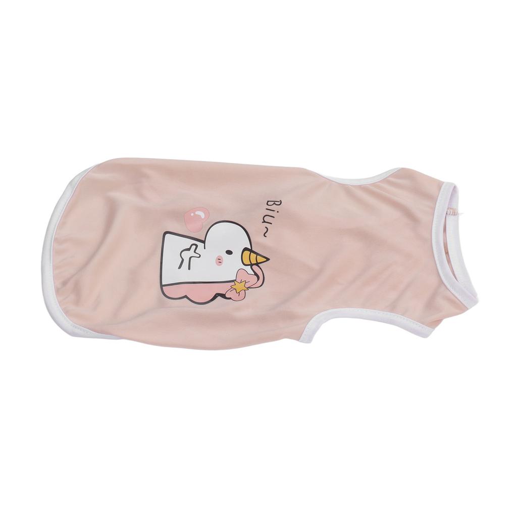 Летняя одежда для питомцев Мягкая дышащая безрукавная стильная милая майка для собаки Одежда для щенка кошки кроликов M