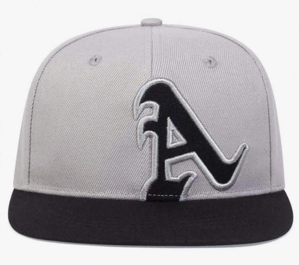 Sproutsy Men's Flat Cap, Snapback Hat, Stylish Streetwear Baseball Cap, Size A (Gray)