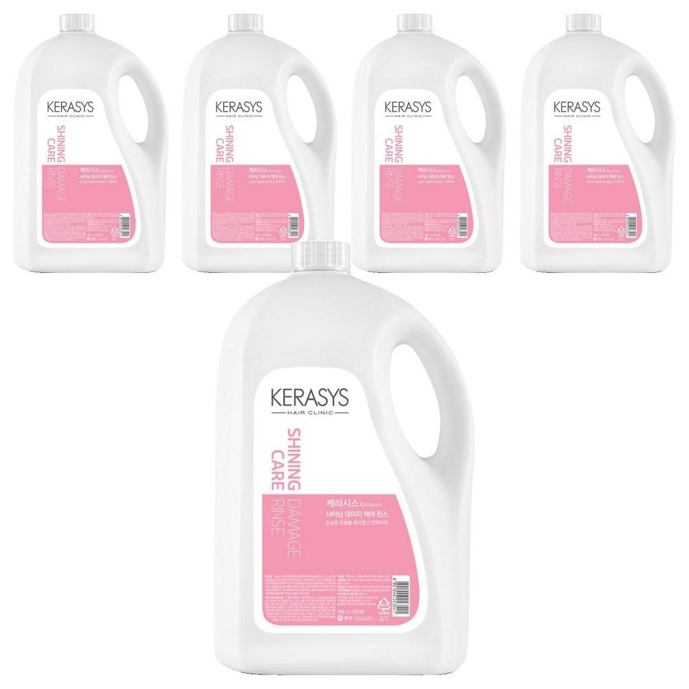 Kerasis Shining Care Damage Rinse 4L 5 pcs