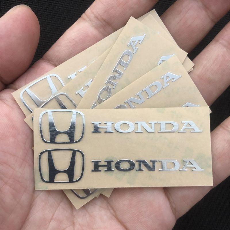 PYYG6 Car metal creative stickers Waterproof Dirt-proof Stickers For Honda Mugen Power Civic Accords CRV Hrv Jazz CBR VTEC Accessories