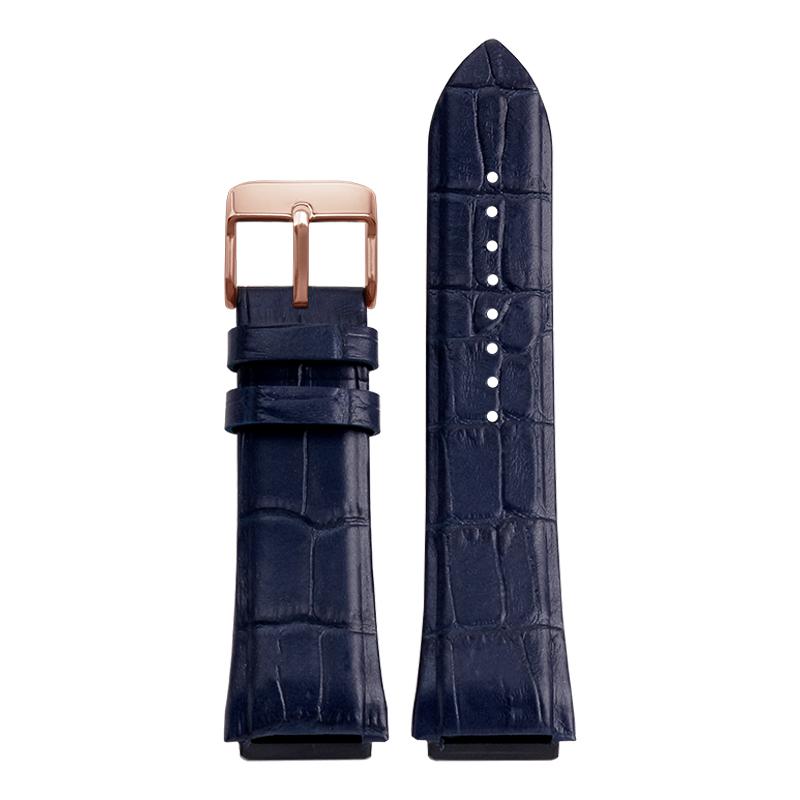 Genuine Cow Leather Strap for Guess W0247G3 W0040G7/0040G3 Watchband Lug End Bracelet 22mm Blue Black Brown Bands