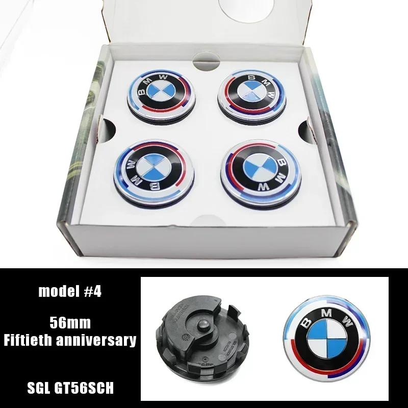 New 4P 56mm 68mm Floating Wheel Center Caps For BMW G11 G12 G30 G31 G32 G38 G01 G08 G02 G05 F45 F46 F52 F48 F49 F39 Auto Ac