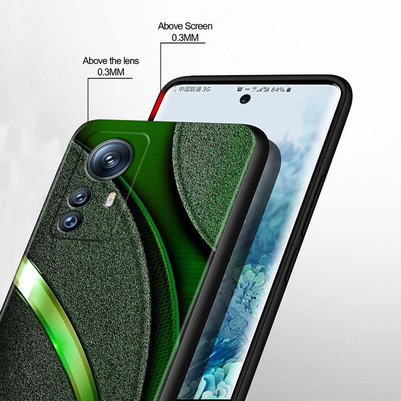 Художественный металлический узор Для Xiaomi Mi 15 14 13 13T 12 12T 12S 11 11i 11T Pro Ultra Lite 5G Черный Мягкий Чехол для Телефона