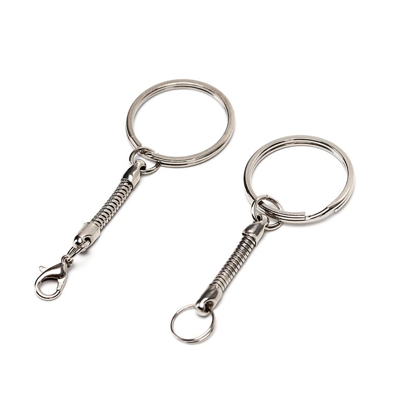 10X цепочка для ключей в виде змеи, серебряные ювелирные изделия «сделай сам», аксессуары для ювелирных изделий