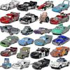Машинки Disney Pixar Cars 2-3 года Игрушка Молния Маккуин Женщина Шериф Сплав Металлическая Модель Машинки 1:55 Металлическая игрушечная машинка Мальчик Ребенок Подарок-1-й