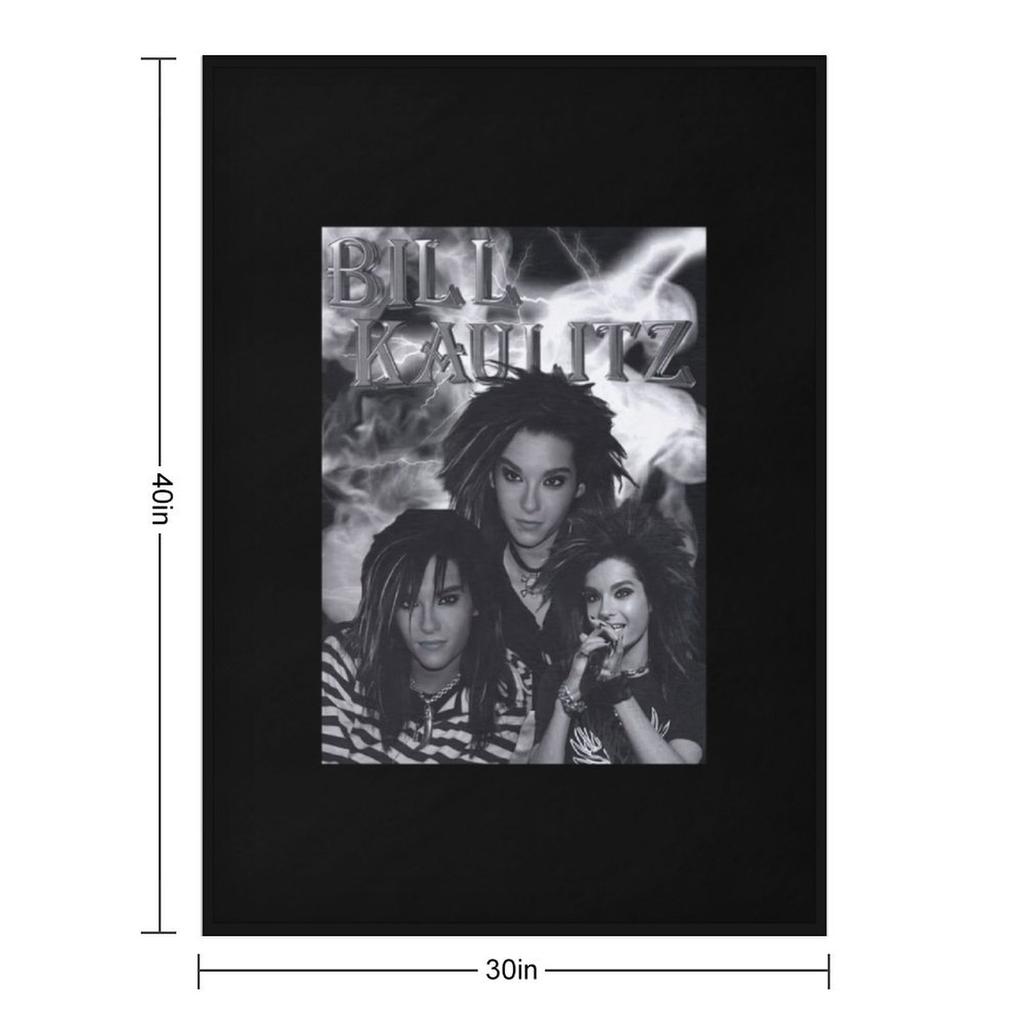 Плед Bill Kaulitz 1, модный, милый, большой, забавный, подарок.