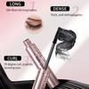 Black Mascara Natural Curl Long and Thick Waterproof and Sweatproof Dazzling Mascara Cosmetic