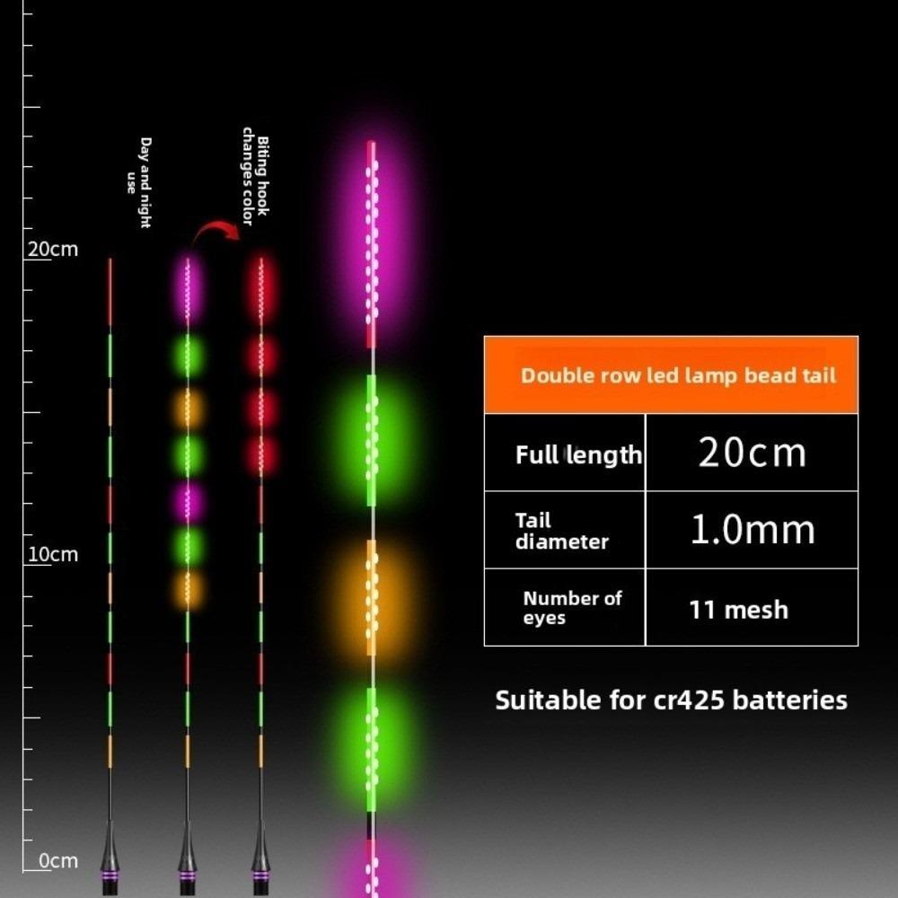 Сверхяркий светодиодный умный поплавок, ультрачувствительный электронный дизайн, светящаяся вершинка поплавка, светящаяся умная технология, электронные поплавки