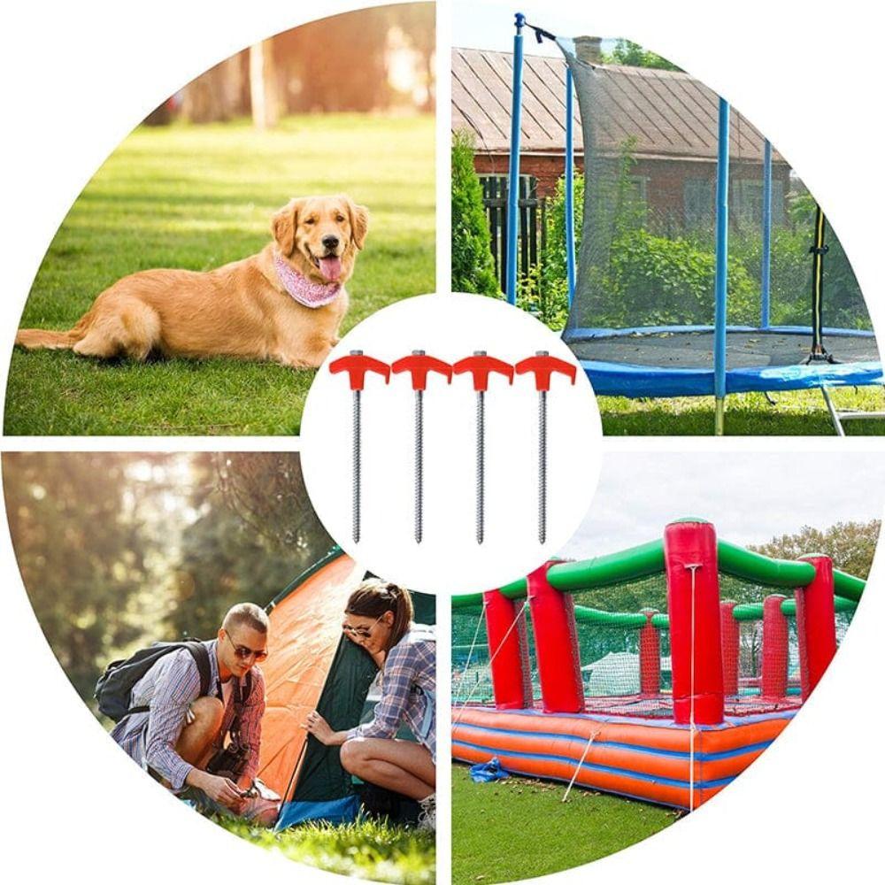 Вкручивающиеся колышки для палатки Сверхпрочные грунтовые гвозди Прочные колышки для палатки Кемпинг