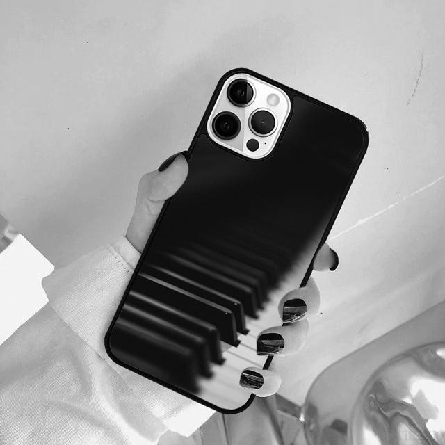 Music Piano Key Phone Case Cover For iPhone 17 Air 15 16 14 11 12 13 Pro MAX Plus