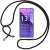 Чехол - E.F.CONNECTION - для Xiaomi Redmi Note 13 Pro+ 5G - Усиленная Защита - ТПУ - Черный Шнурок