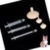 Кормушка для молока для новорожденных котят и щенков, съемный шприц и игла, оптовые зоотовары, персонажи)
