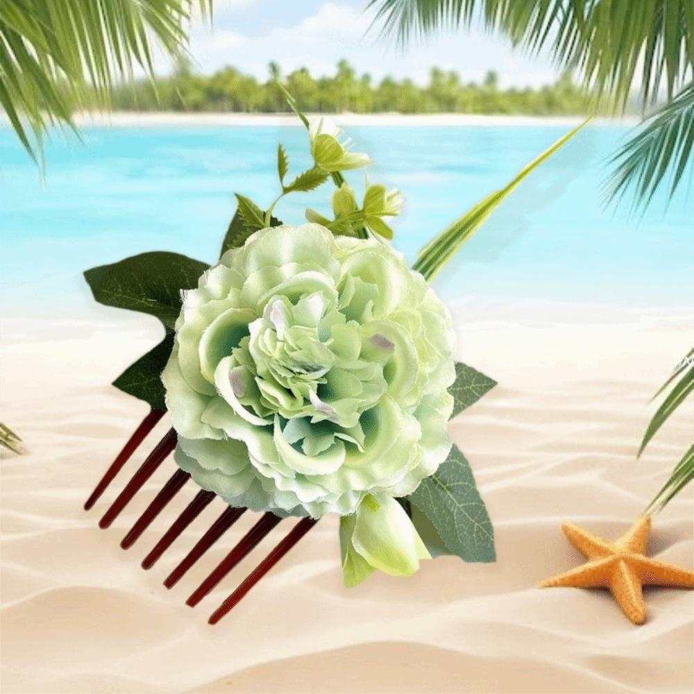 Bohemian Flower Hairpin Hair Clip Wedding Bride Accessories Sweet Flower Hair Comb Thailand