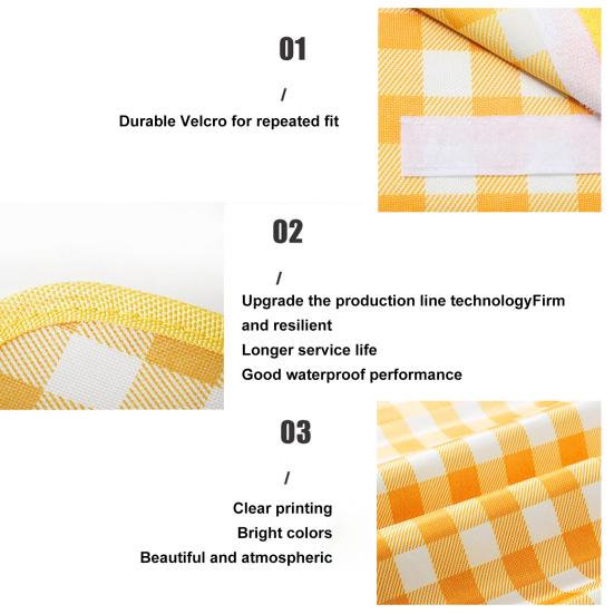 Portable Picnic Blanket Waterproof Moisture-proof Thickened Classic Plaid Rectangle Foldable Multipurpose Camping Mat Outdoor Supplies
