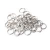 50 Pcs Staple Book Binder 20Mm Outer Diameter Loose Leaf Ring Keychain