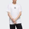 adidas Нео повседневная футболка с коротким рукавом и круглым вырезом, мужские топы, белые GJ8908
