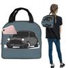 Изолированная сумка-ланчбокс Austin Mini Cooper для женщин и детей, герметичные контейнеры для еды, термоланчбокс, сумка-тоут