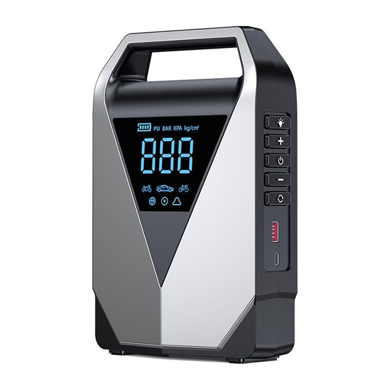 New!Car Jump Starter Air Pump 4 In 1 Air Compressor Tire Pump 14800Mah Battery Booster Pack Car Booster Starting Device