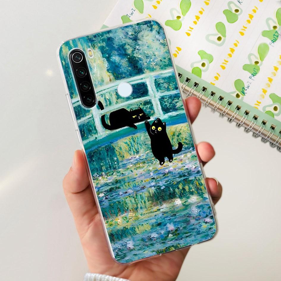Для Xiaomi Redmi Note 8 Чехол Милый Мультяшный Мягкий Силиконовый Чехлы Для Телефона Для Xiaomi Redmi Note 8T 8 t Чехол На Redmi Note8 Задняя Крышка