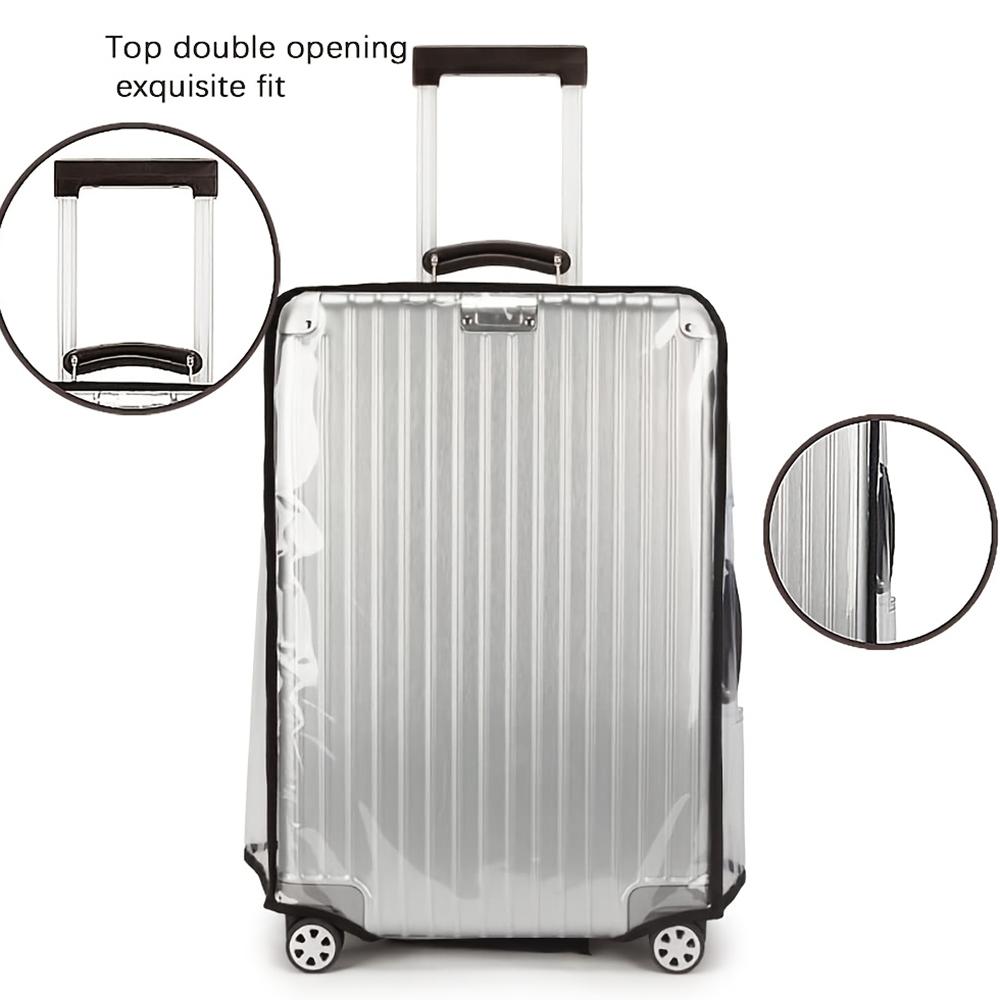 Transparent Suitcase Cover Protectors Luggage Waterproof Shockproof Thickened Durable Suitcase Cover Protector Travel Accessorie