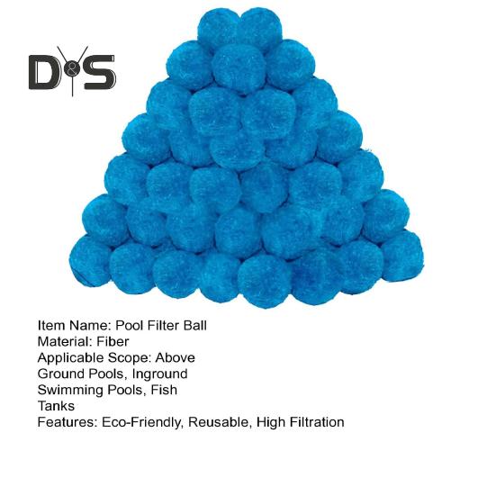 Шарики для фильтров для бассейна. Экологически чистые волокнистые шарики для фильтрации бассейна. Многоразовый сетчатый шар с высокой степенью фильтрации для аквариумов. Бассейны.