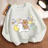 Cute Capibara Loose Sweatshirt for Children, Round-neck Long-sleeved Casual Sweatshirt for Boys and Girls In Spring and Autumn
