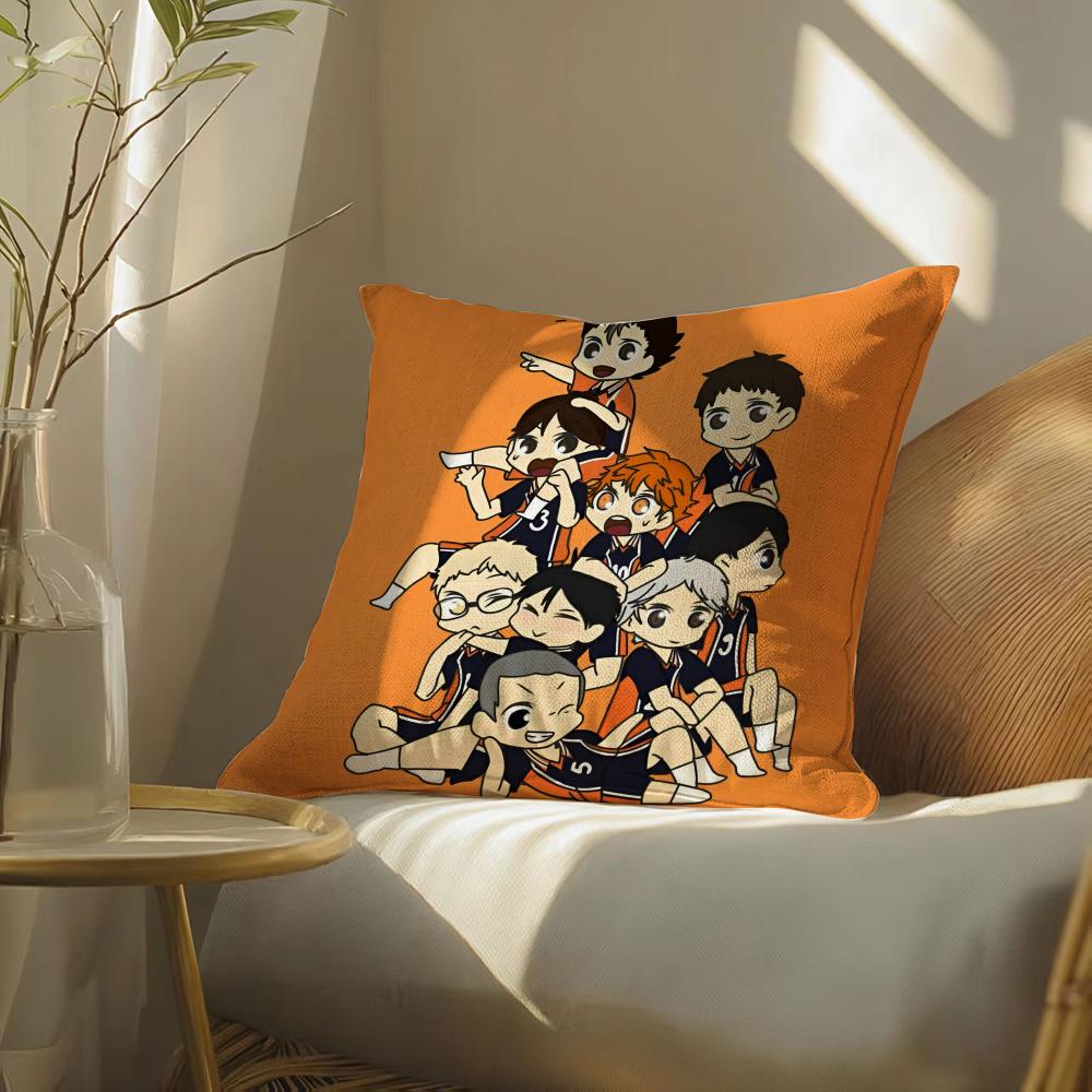 Haikyuu Pillow Case Pillowcase, Double-Sided Printed, Sofa Cushion, Bedroom Headboard