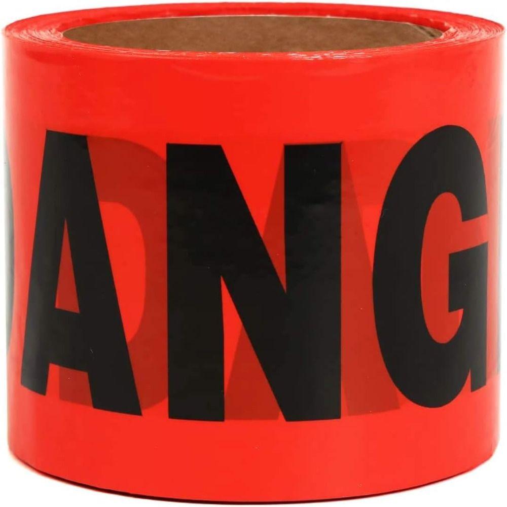Non-Adhesive Caution Barrier Tape 7.5cm*100M Safety Warning Tape Danger Construction