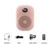 Voice Amplifier Portable Megaphone PA System with Wired Head Mounted Microphone BT Wireless