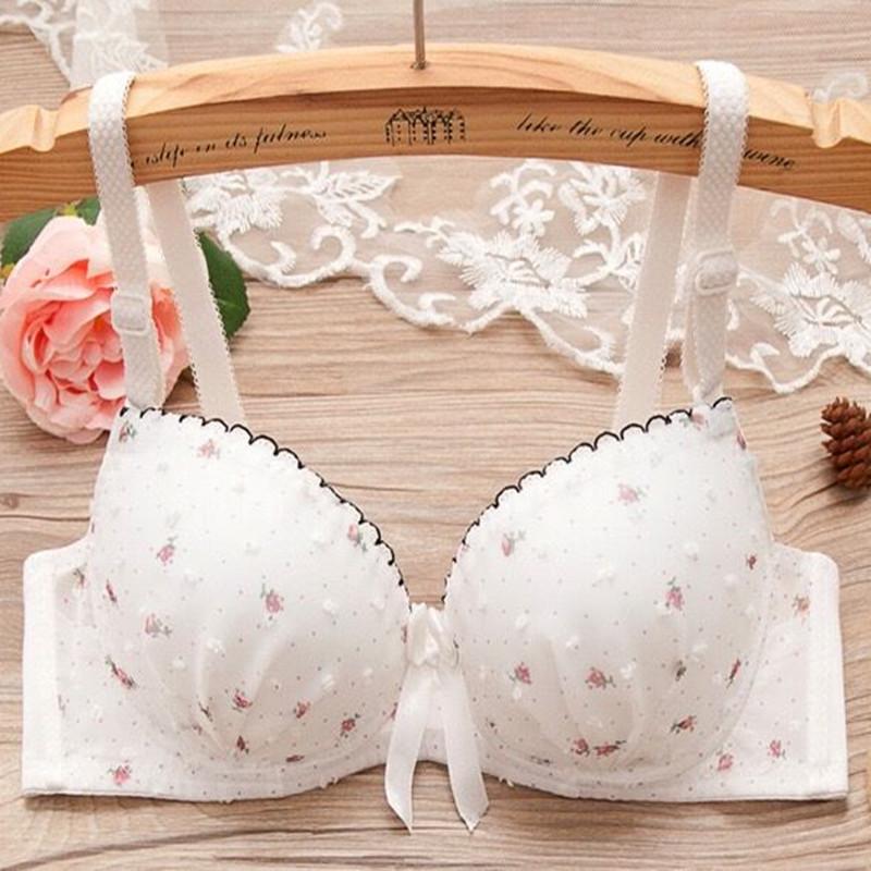 Женщины Push Up Повседневный бюстгальтер Кружевное нижнее белье Push Up Мягкие бюстгальтеры Краткое нижнее белье Сексуальный бюстгальтер