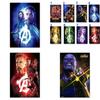 Роскошный плакат героя Marvel из шелковой ткани для декора спальни и кабинета