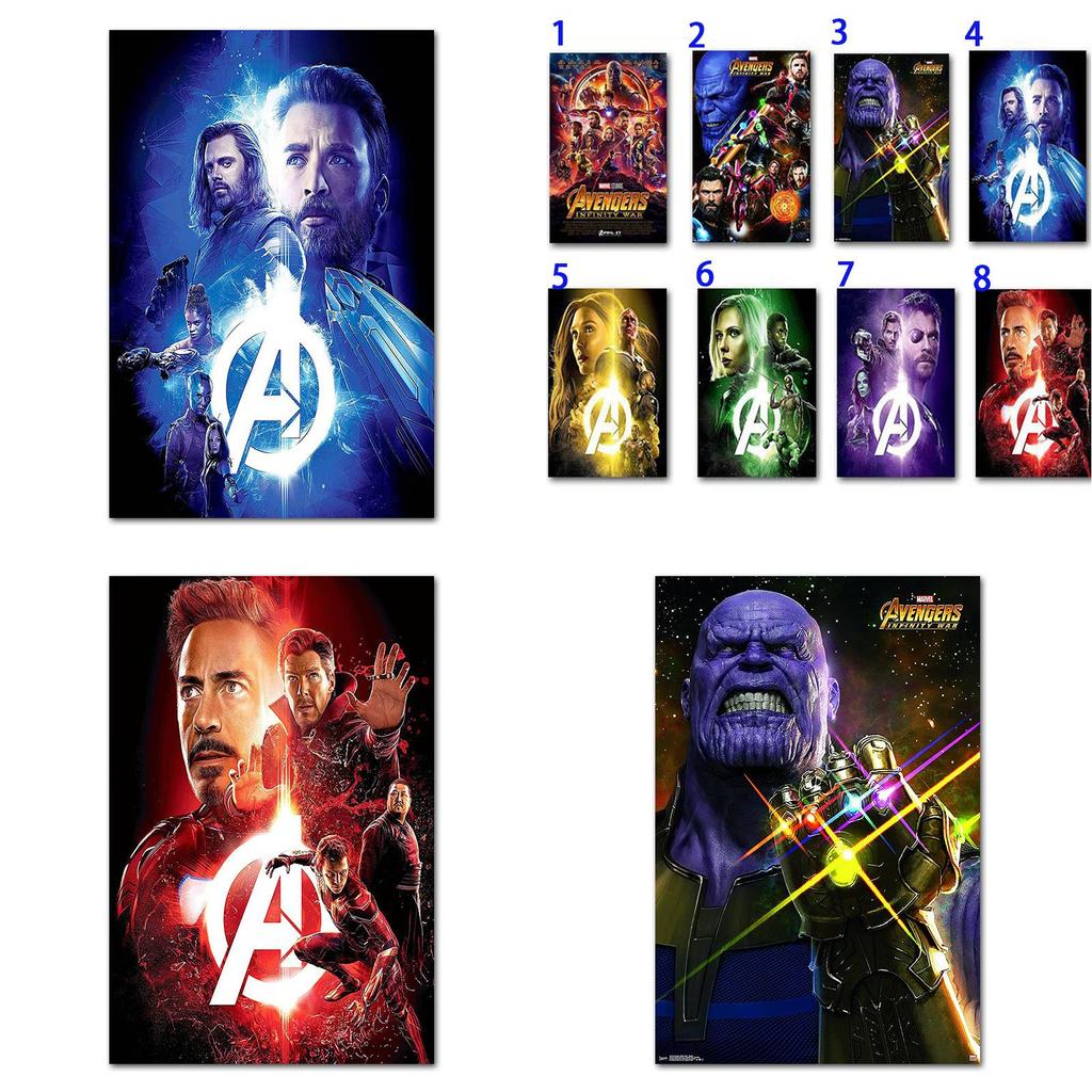 Роскошный плакат героя Marvel из шелковой ткани для декора спальни и кабинета