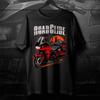 Черная мужская и женская футболка Harley-Davidson Road Glide CVO