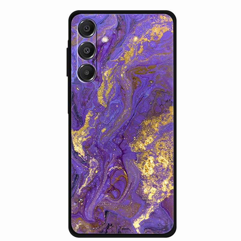 Для Samsung A17 A16 A15 4G 5G Чехол Мраморный ТПУ Мягкий Силикон Задняя Крышка Чехлы для Телефонов для SamsungA17 Водонепроницаемый Прозрачный Para