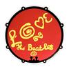The Beatles Love Drum Sticker