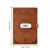 Diary Book A5 Notebook With Lock Stationery Travelers Journal Retro Password Notebook  Student