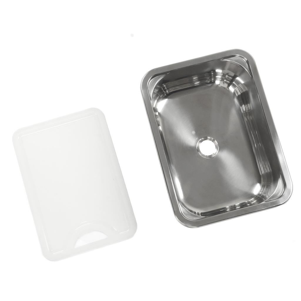 Раковина для RV из нержавеющей стали  марки 304, кухонная раковина для мытья рук, комплект с акриловой разделочной доской