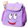 Dora Explorer Backpack Rescue Bag with Map,Pre-Kindergarten Toys Purple Christmas Gifts