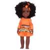 14in Reborn Baby Doll African Black Girl Doll Lifelike Babies Girl Child Gift ToysQ14-25