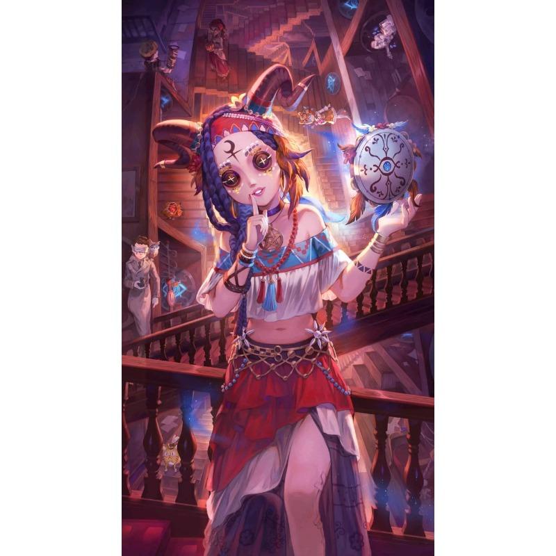 Identity V Постер Аниме Постер Игры Садовница Маленькая Девочка Красная Леди Игра Ужасов Холст Принт Украшение Картина Декор Дома Комнаты