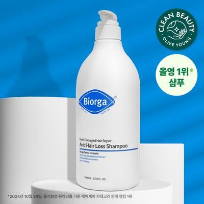 Bioga Biotin Поврежденные волосы Улучшение выпадения волос Шампунь 1000 мл