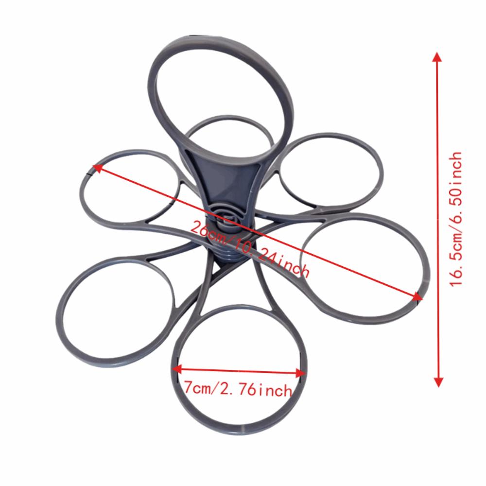 Reusable Folding Beverage Tray Pocket-Sized Cup Holder Portable Folding Beverage Rack Outdoor