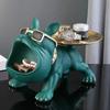 30 см домашний декор статуэтка бульдога статуэтка собаки коробка для хранения животных украшение из смолы ремесло художественная скульптура статуэтка домашняя скульптура щенка
