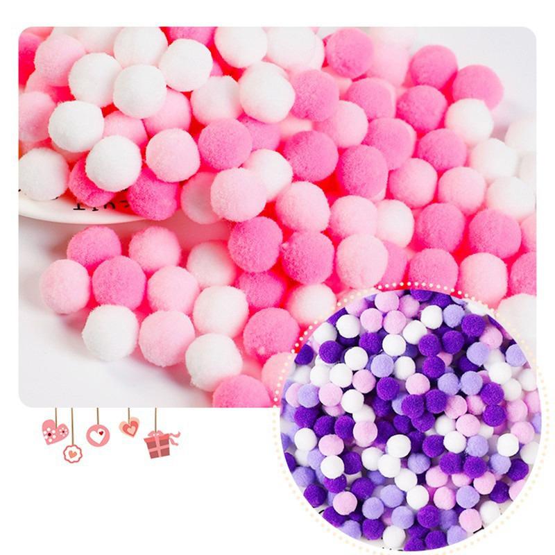 130 шт. свадебный декор клей на тканевые аксессуары макароны помпоны меховые шарики 1 см до 3 см помпоны своими руками мягкие помпоны ремесло