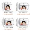 Прозрачные чехлы для наушников Чехол-обложка Для Airpods Pro3 4 Pro 1 2 3 Pro2 Ones P-Pieces Luffy Zoro