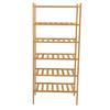 Shoe Rack Stackable Standing Shoe Shelf Storage Organizer for Entryway Hallway Closet Natural Color