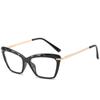 Retro Transparent Multi-Faceted Crystal Glasses Frame Can Be Equipped With Myopia Round Frame, Eye Hipster