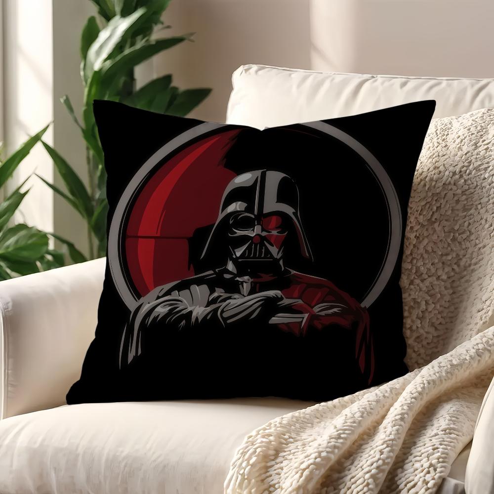 DDarth VVader SStar WWars Classic cushion cover For Pillow Printing Sofa Decoration Home Car Room Office Nordic Simplicity