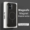 Безрамочный противоударный чехол Magsafe для Reno 13F 12 Pro 12F, Жесткий ПК, Ультратонкий, Матовый, Задняя крышка для беспроводной зарядки, Для бампера
